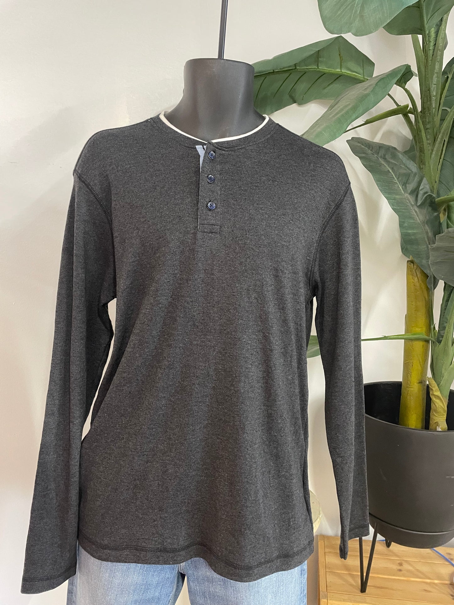 Grey Long Sleeve Shirt