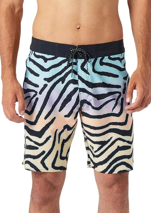 Zebra Print Sundays Pro Boardshorts 19"