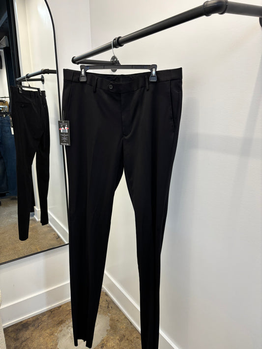 Black Dress Pants with Expandable Waist