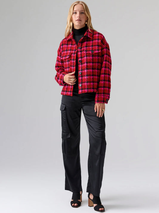 The Shacket — Lipstick Red Plaid