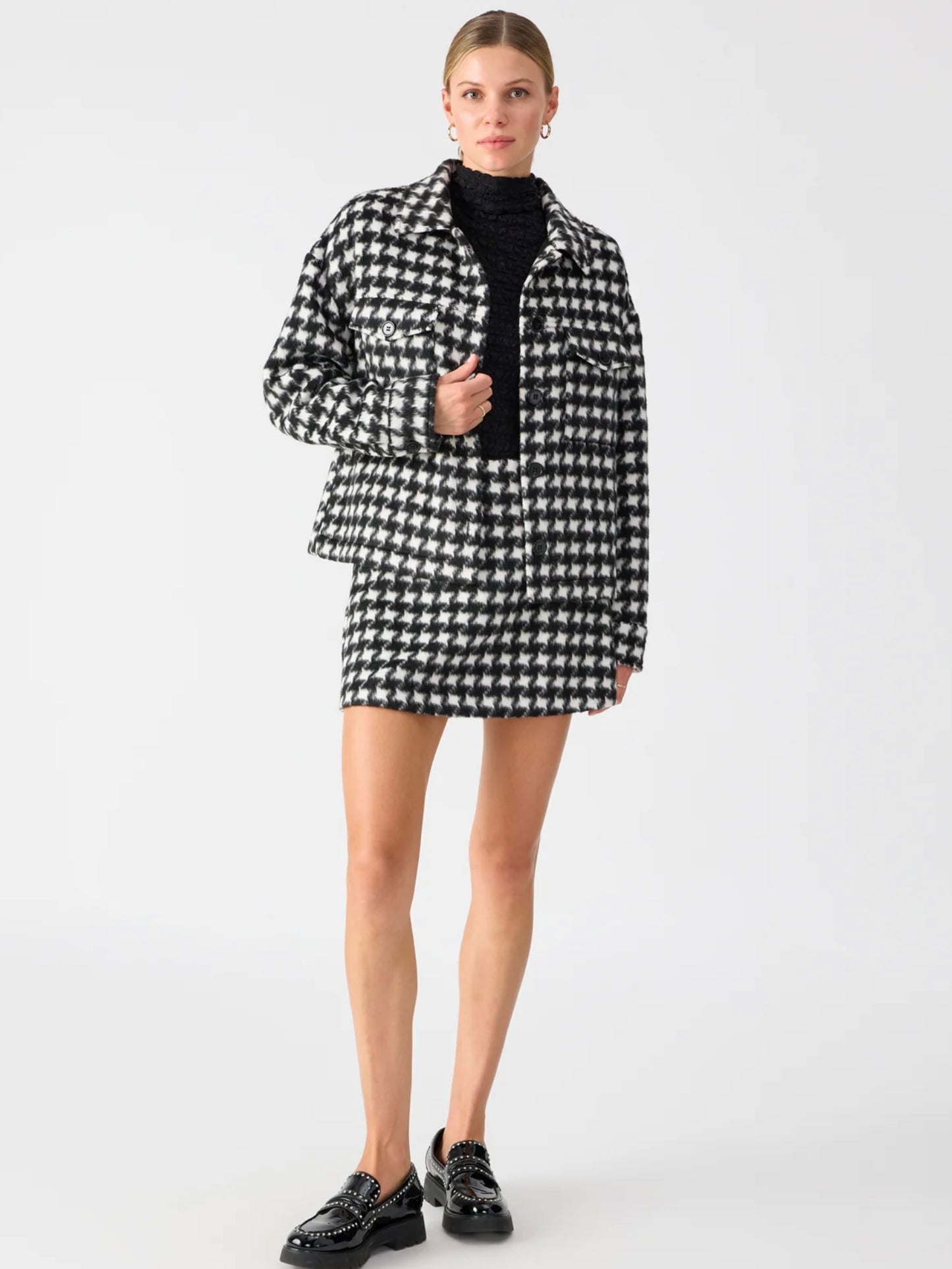 The Shacket — Brushed Houndstooth