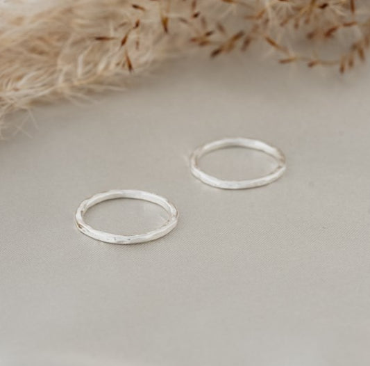 Stacking Rings- Silver