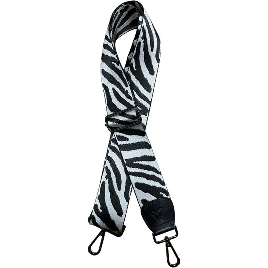 2" Zebra Print Bag Strap