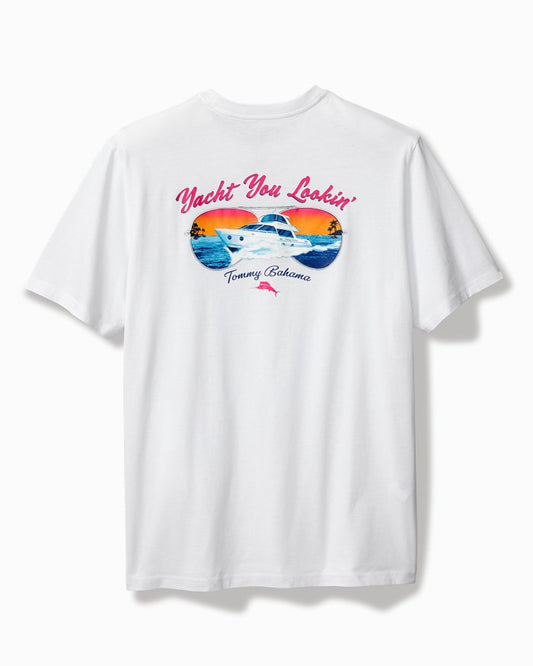 Yacht You Lookin’ Graphic Tee — White