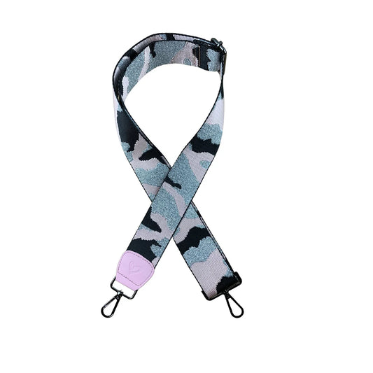 2" Pink Camo Print Bag Strap