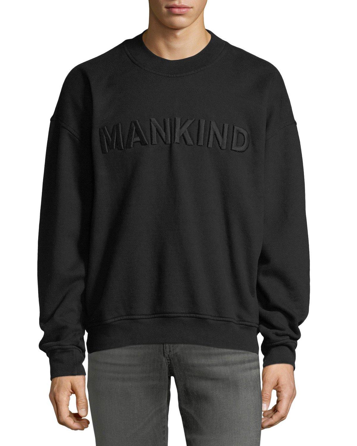 Typographic Embroidered Sweatshirt