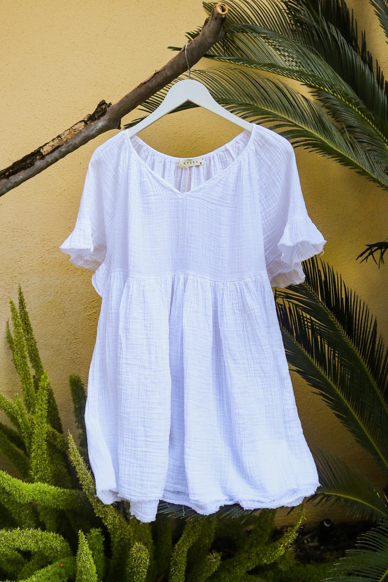 White Disco Dress