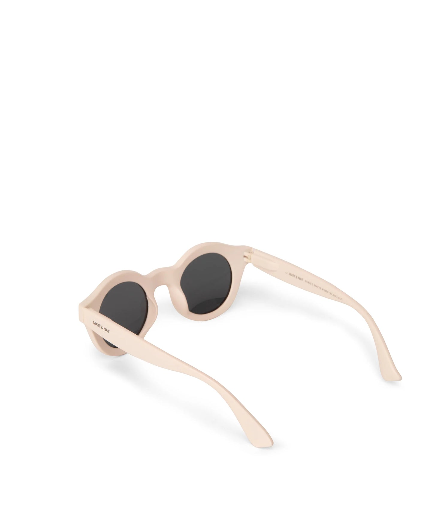 Surie-2 Recycled Sunglasses in White with Case