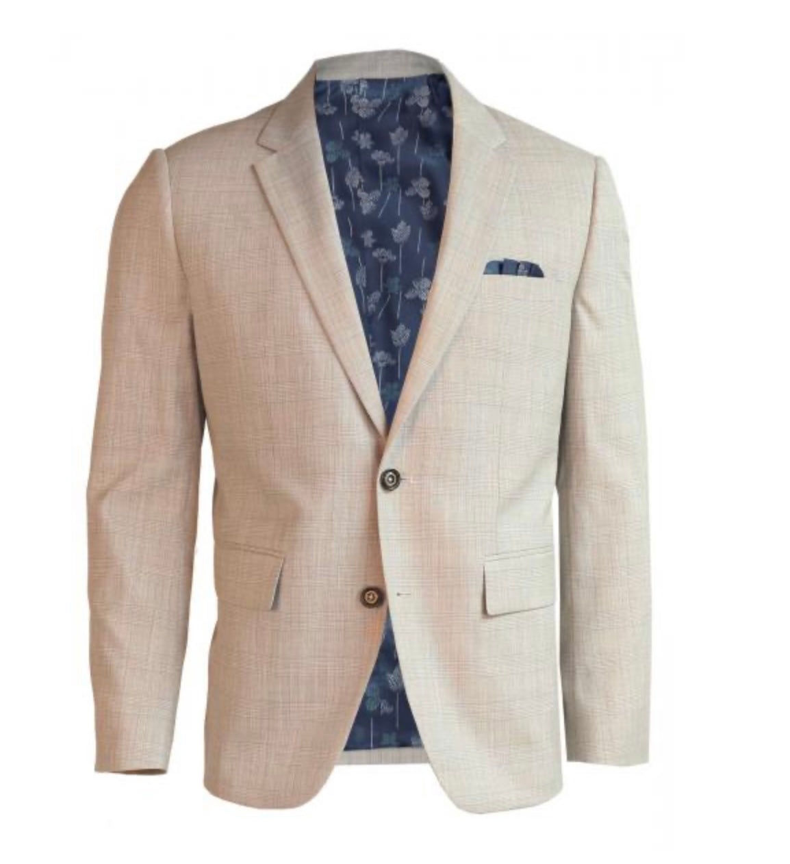 Alvin Checked Suit —Sable