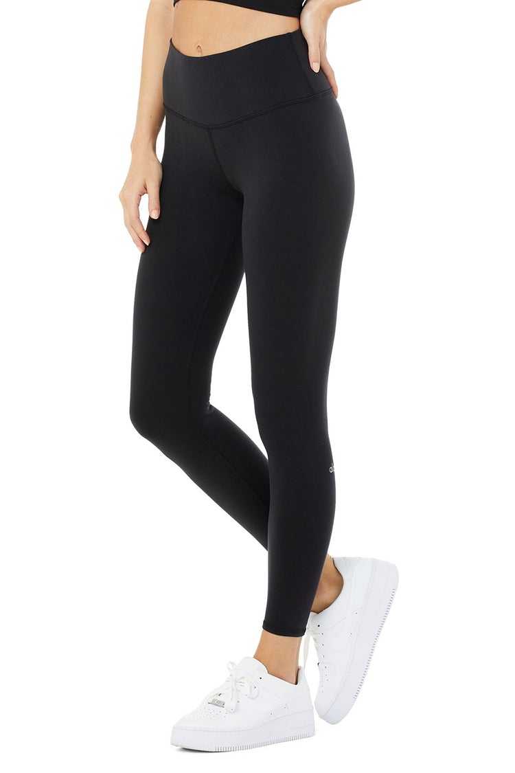 Black 7/8 High-Waist Airbrush Legging