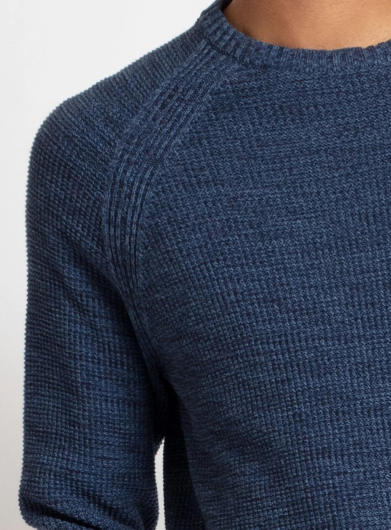 Navy Crewneck Raglan