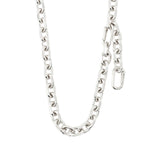 Silver Plated Euphoric Cable Chain Necklace