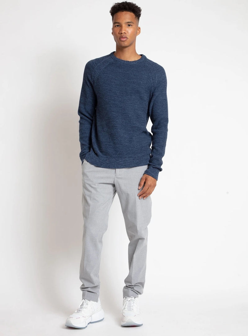 Navy Crewneck Raglan