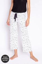 Around the Edges Floral Crop Pant