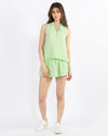 Green Cotton Solid Bella Top