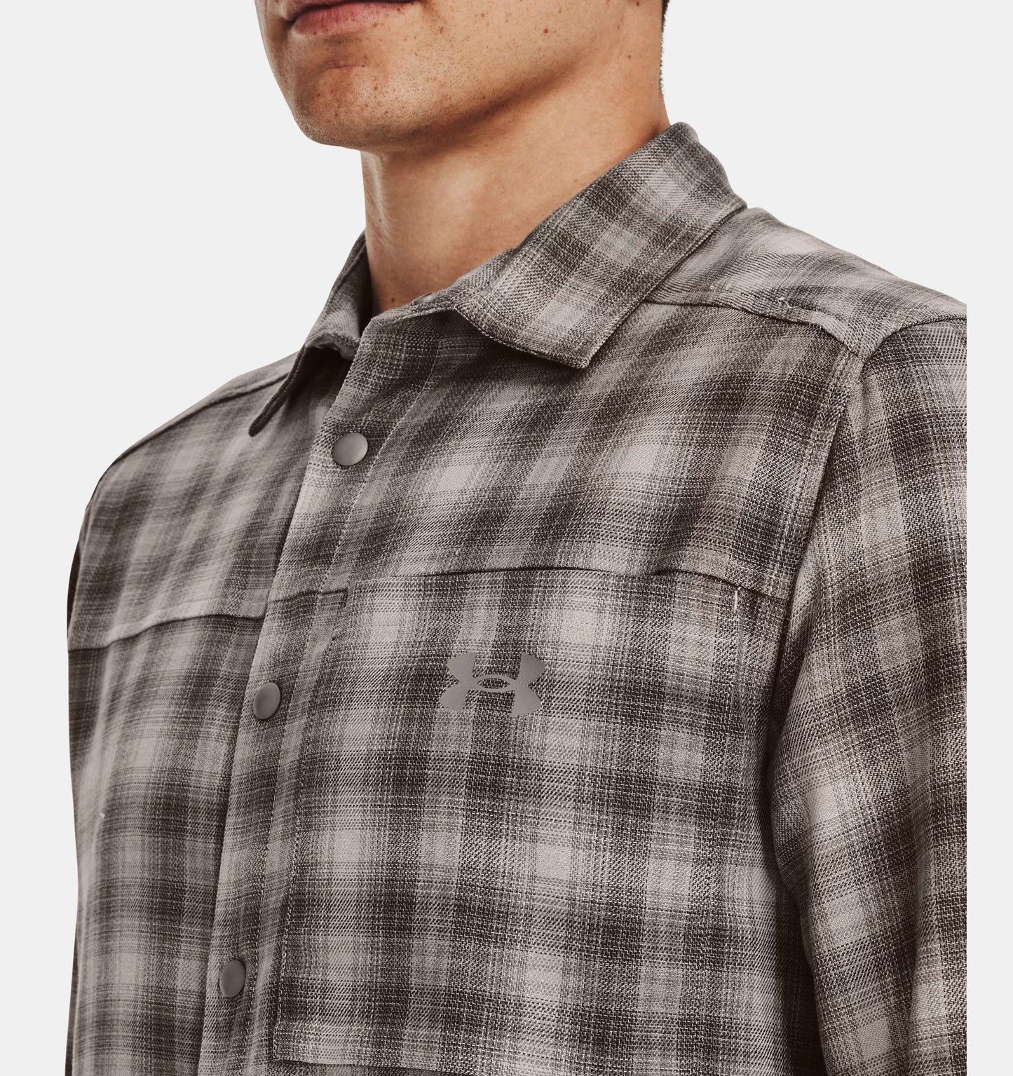 Tradesman Flex Flannel Long Sleeve — Pewter