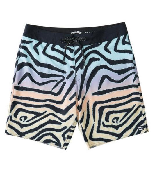 Zebra Print Sundays Pro Boardshorts 19"