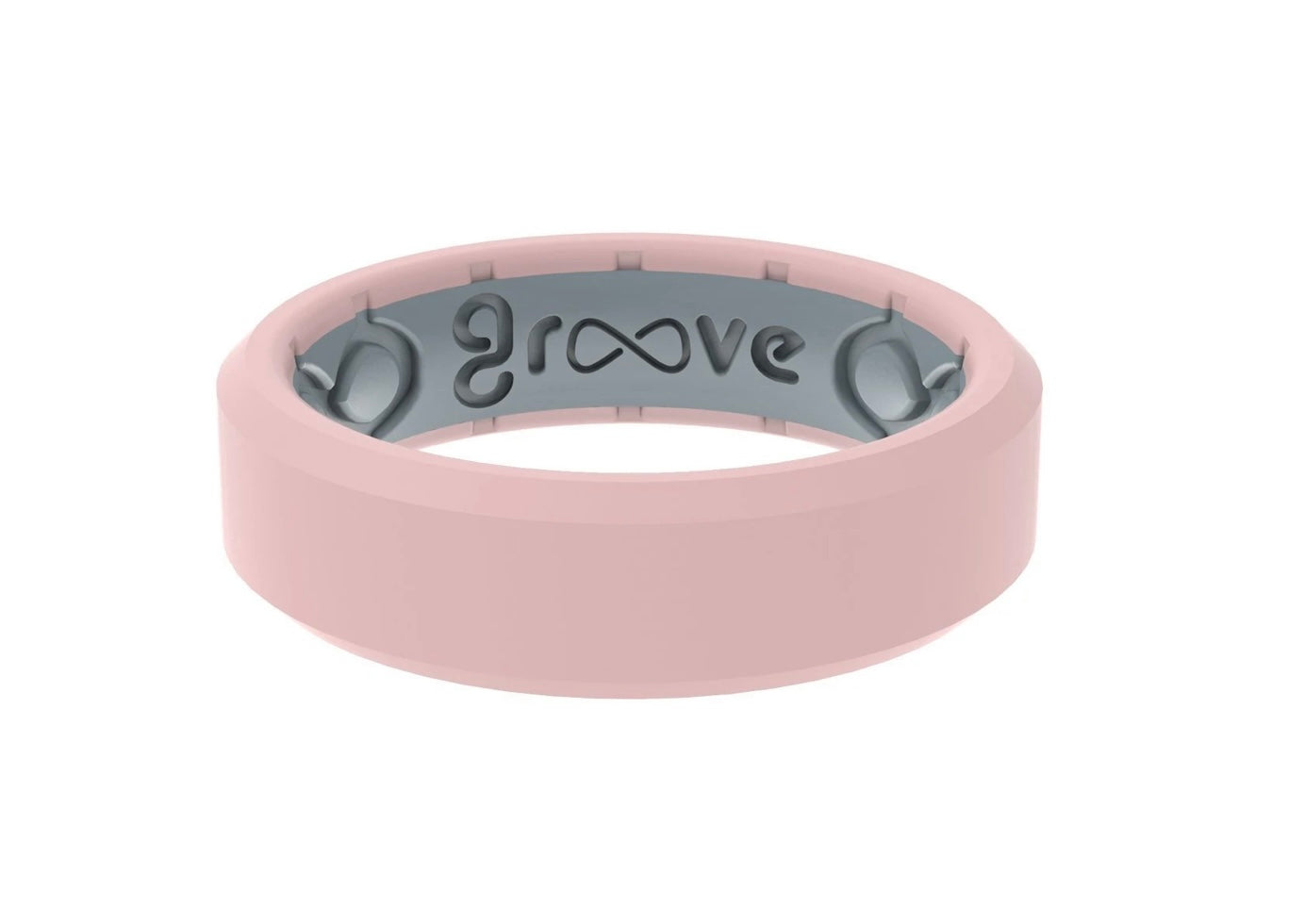 Edge Rose Quartz Thin Ring