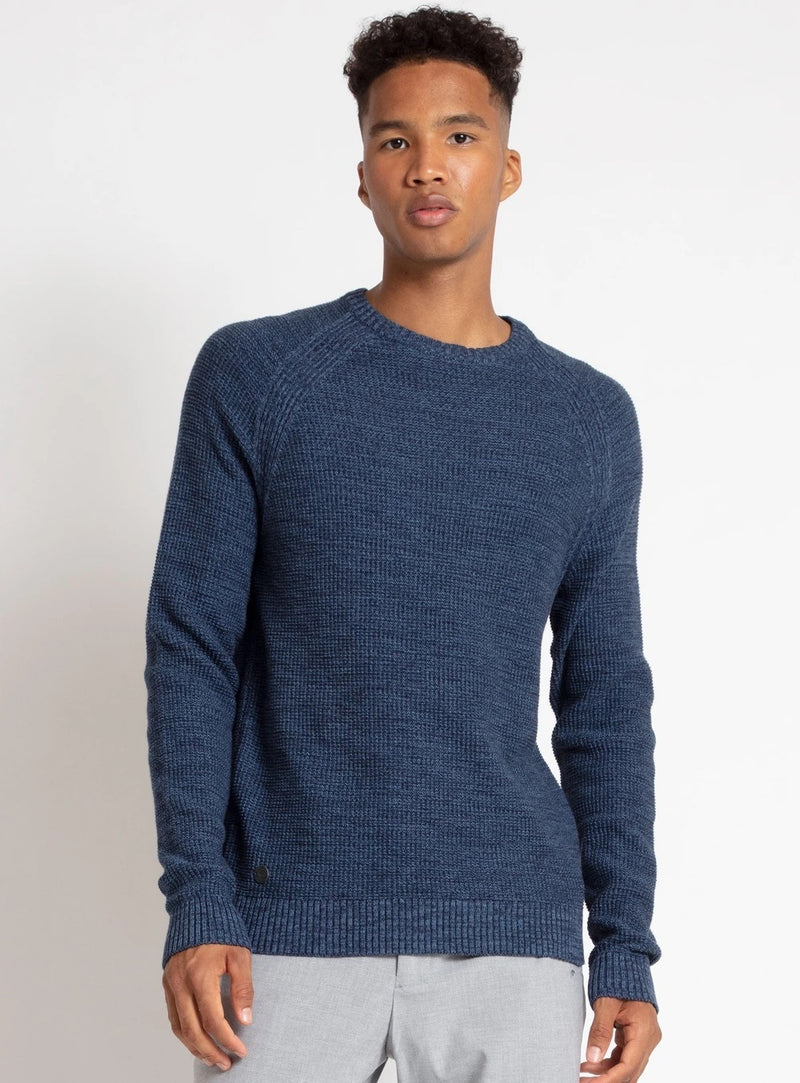 Navy Crewneck Raglan