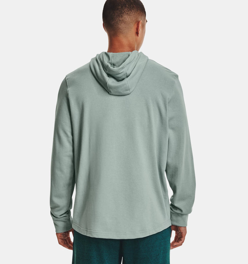 Rival Terry Logo Hoodie — Opal Green