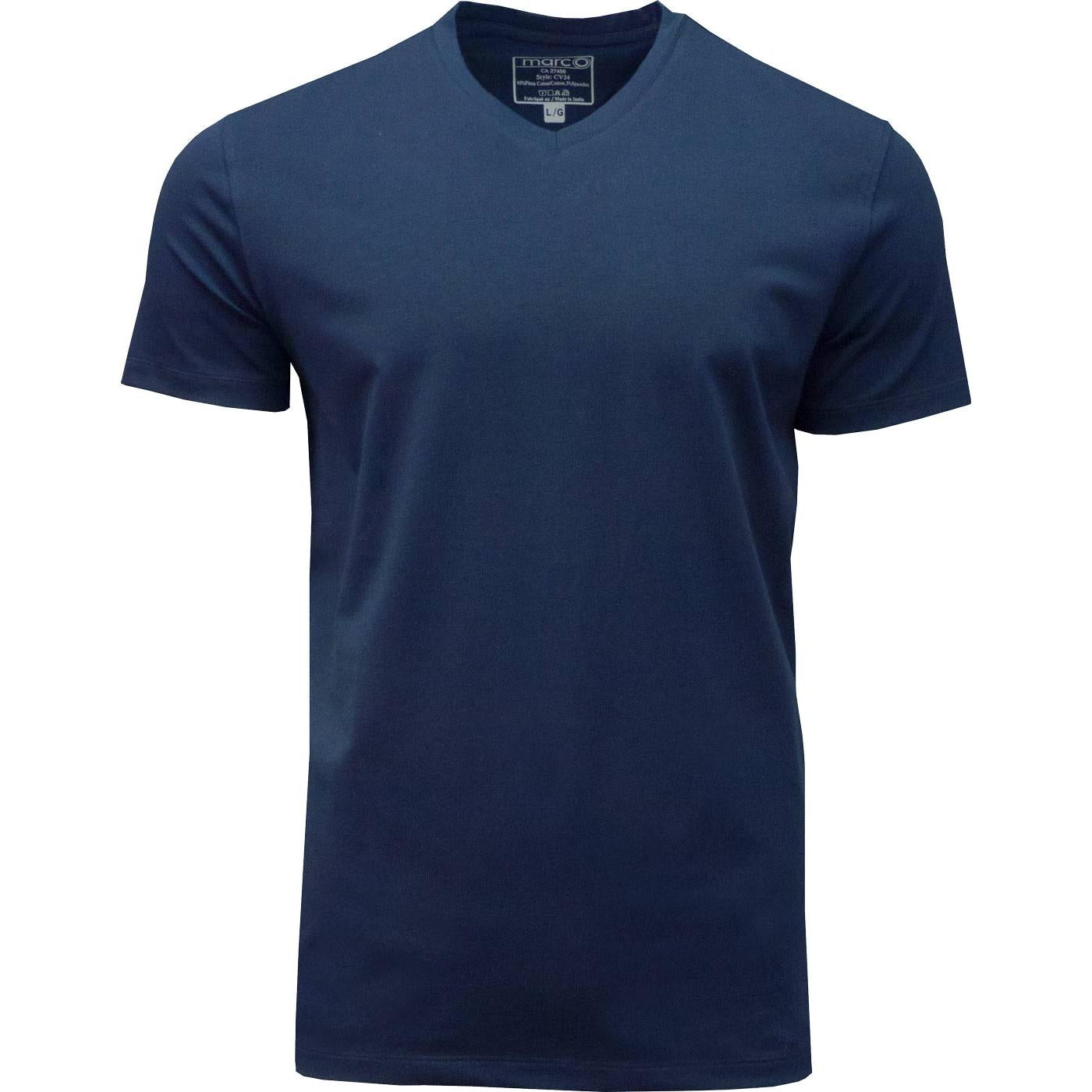 Navy V-Neck Short Sleeve Top