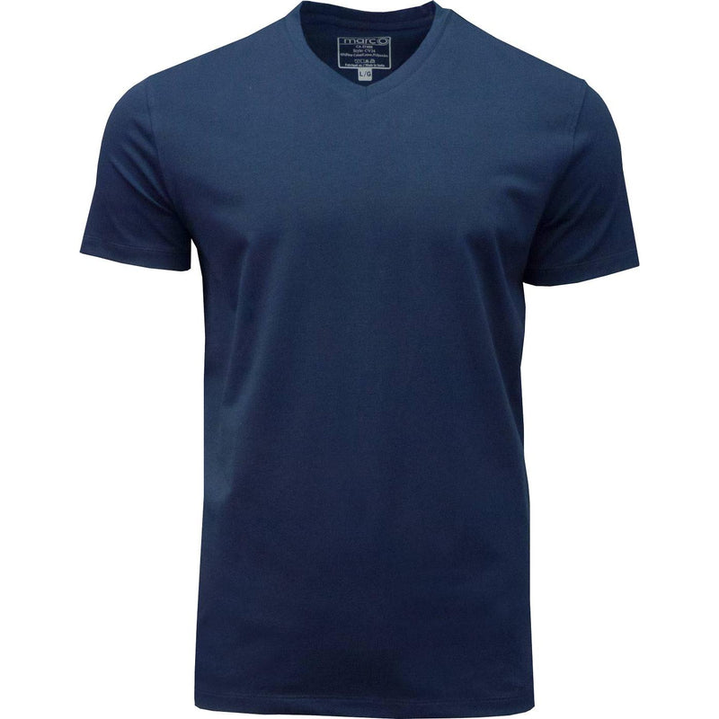 Navy V-Neck Short Sleeve Top