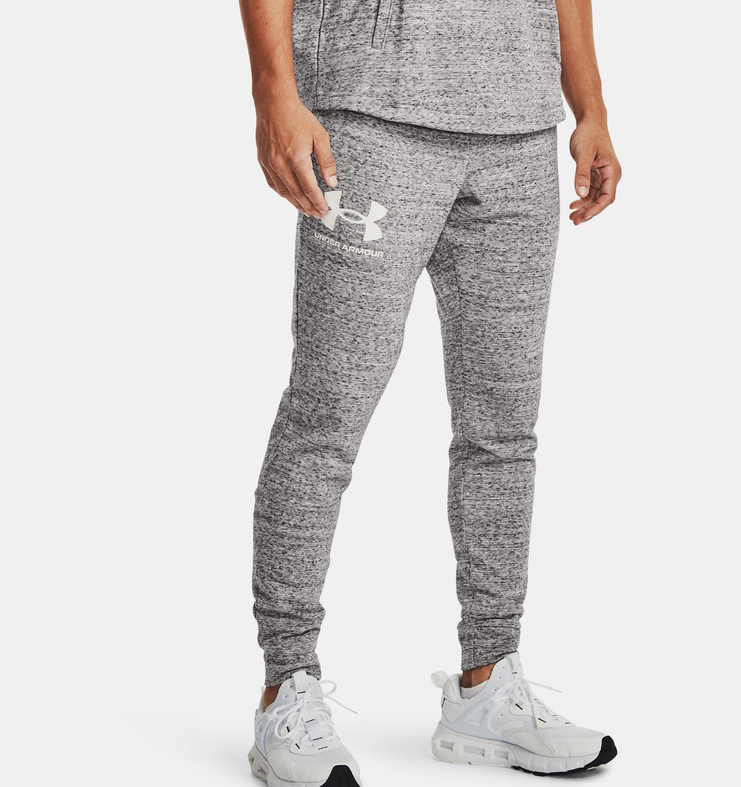 Onyx White Rival Terry Joggers