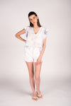 Cotton Cloud Dye Ruffle Top
