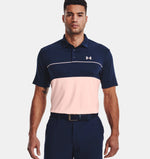 Navy and Pink Playoff Polo 2.0