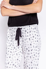 Around the Edges Floral Crop Pant