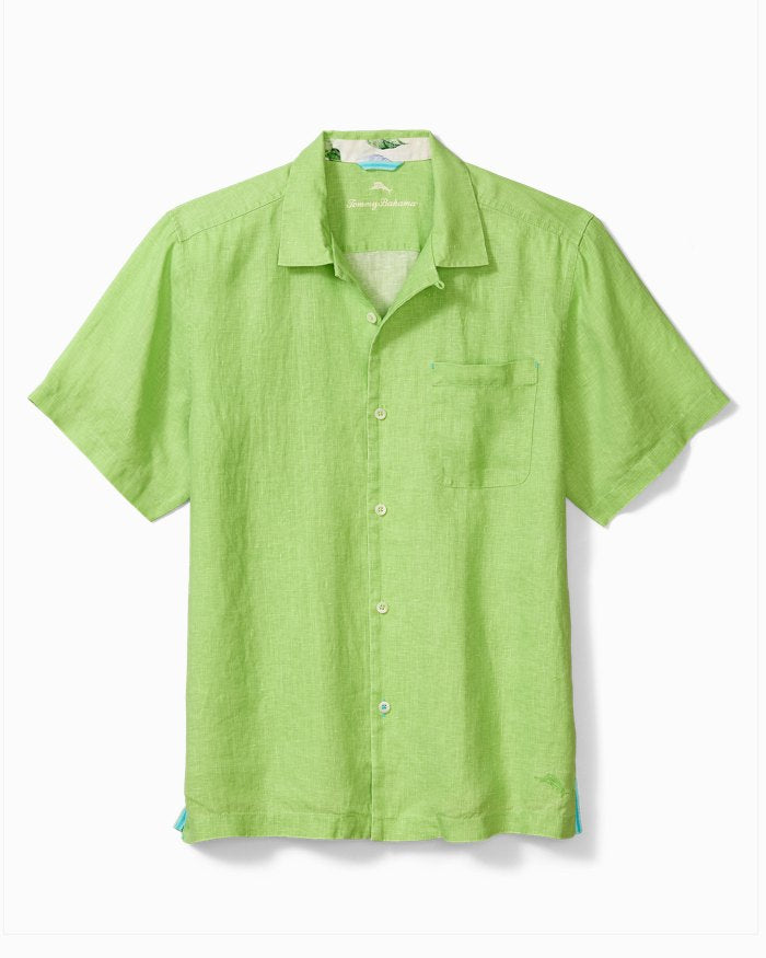 Lime Green Sea Glass Camp Shirt