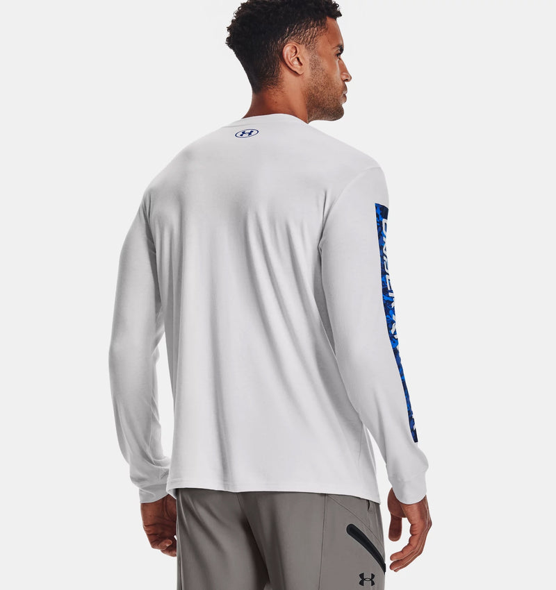 Camo Boxed Sportstyle Long Sleeve — Blue/Grey