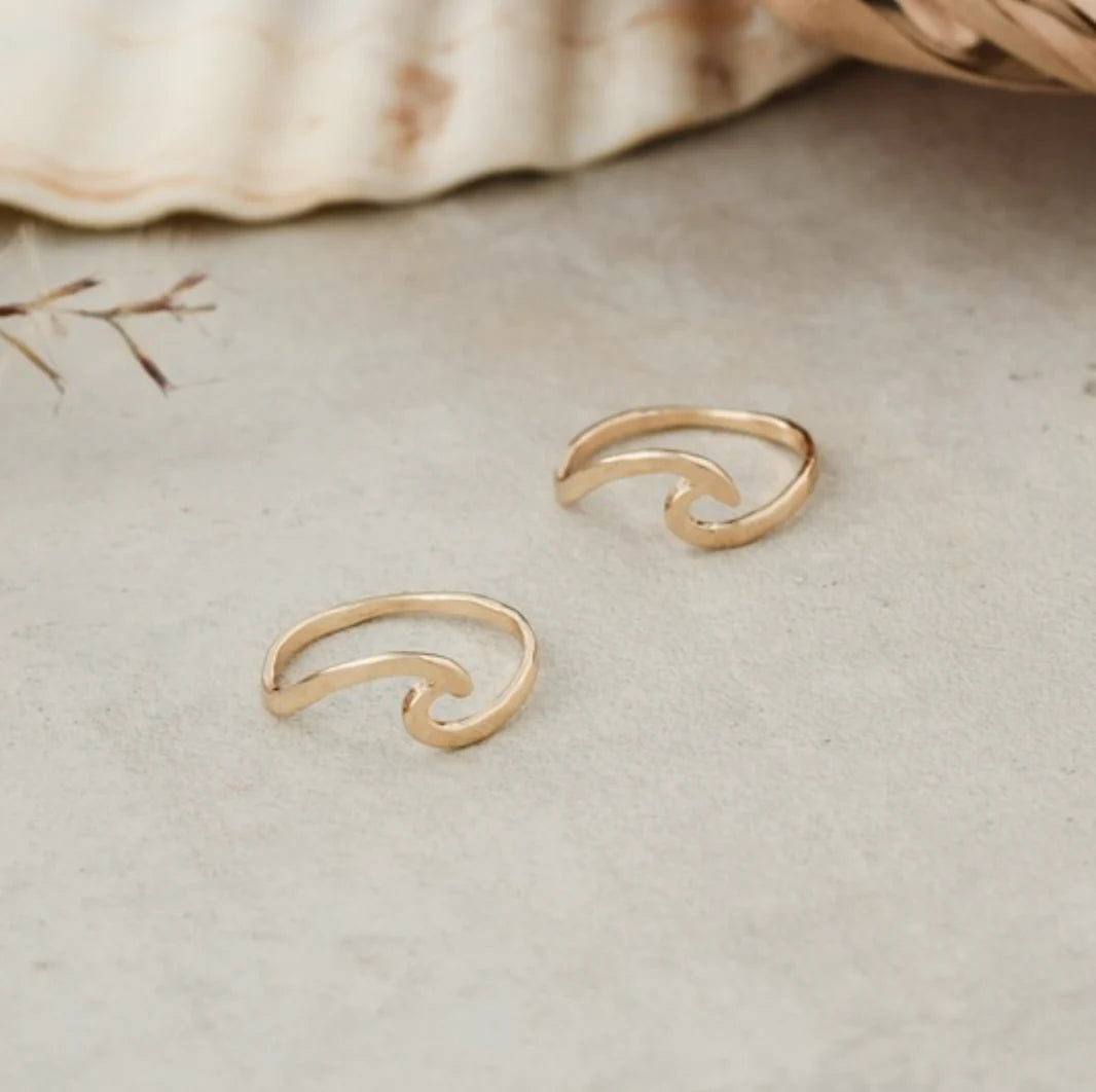 Wave Ring — Gold Plated