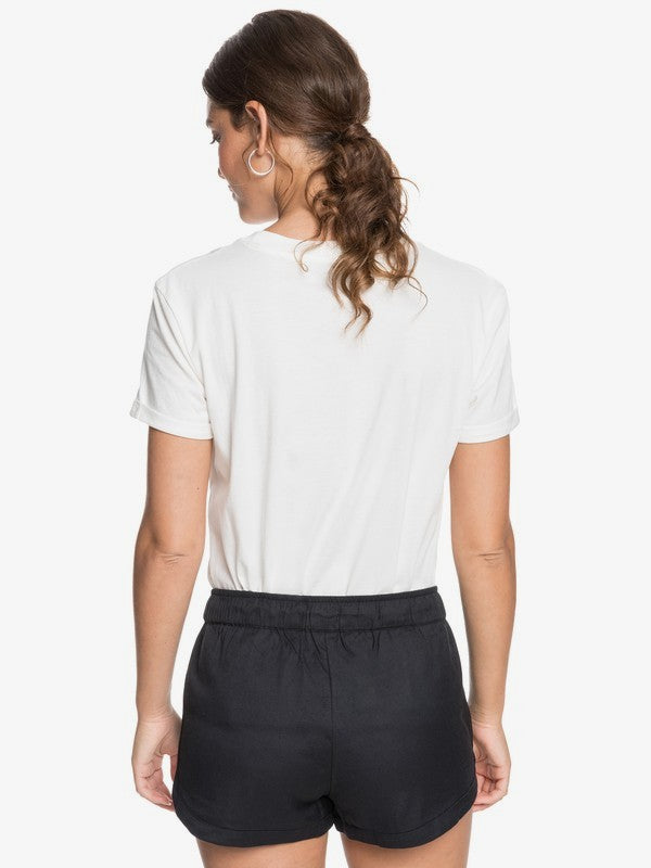 Black New Impossible Love Beach Shorts
