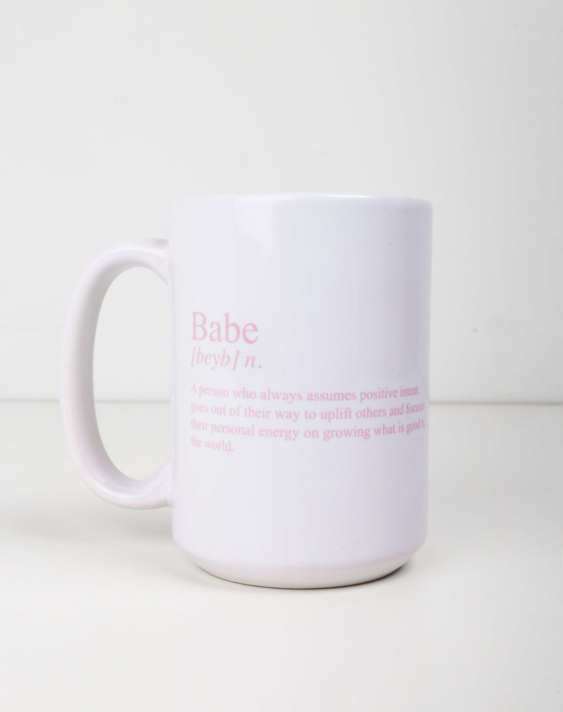 The "DEFINITION OF A BABE" Mug