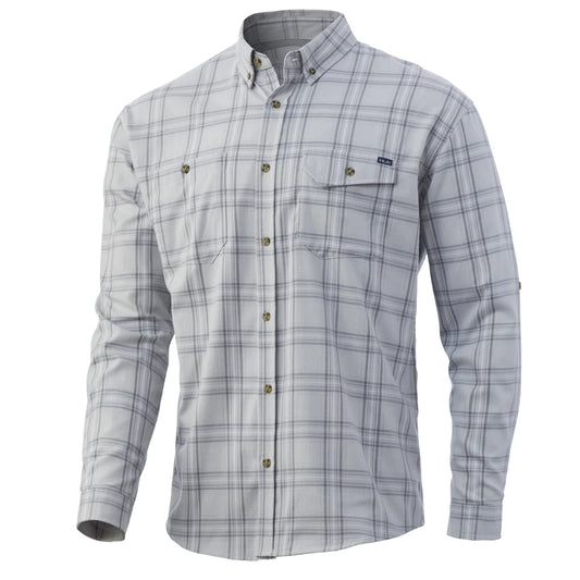 Oyster Grey Awendaw Fishing Flannel