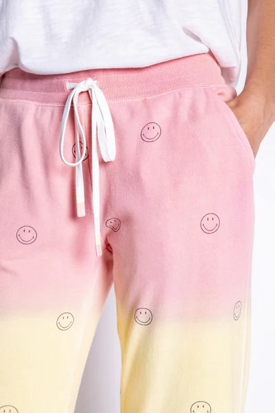 Smiley Sunset Banded Pant