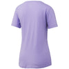Purple V-Neck Logo Tee