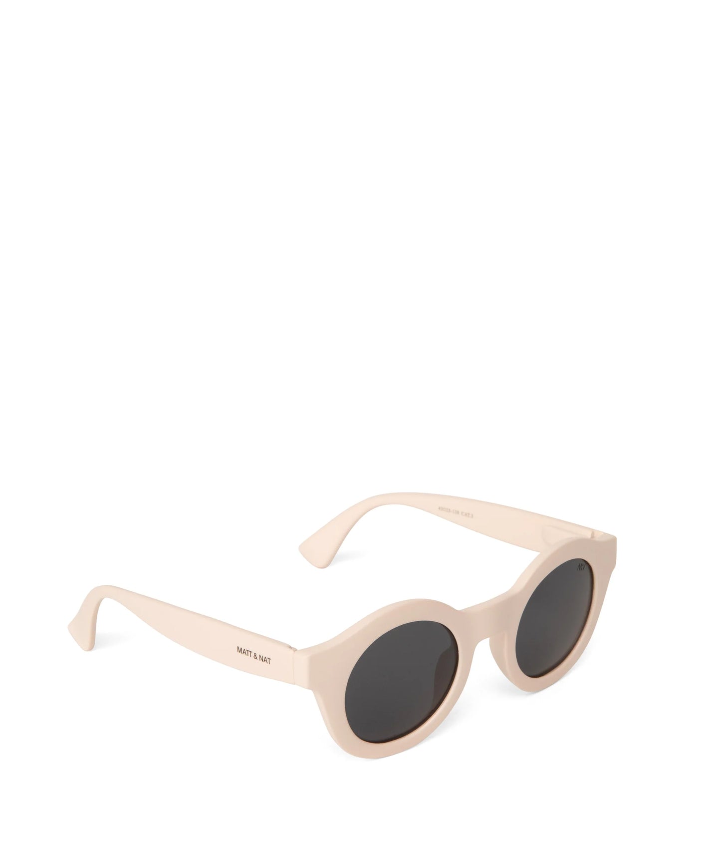 Surie-2 Recycled Sunglasses in White with Case
