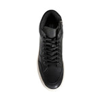 Stahl Black Leather Sneaker