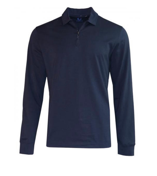 Midnight Long Sleeve Polo