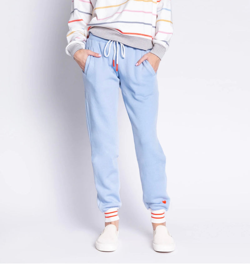 Happy Days Are Here Solid Banded Pant