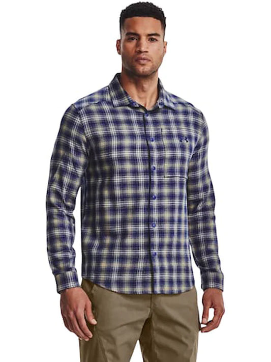 Tradesman Flex Flannel Long Sleeve — Blue