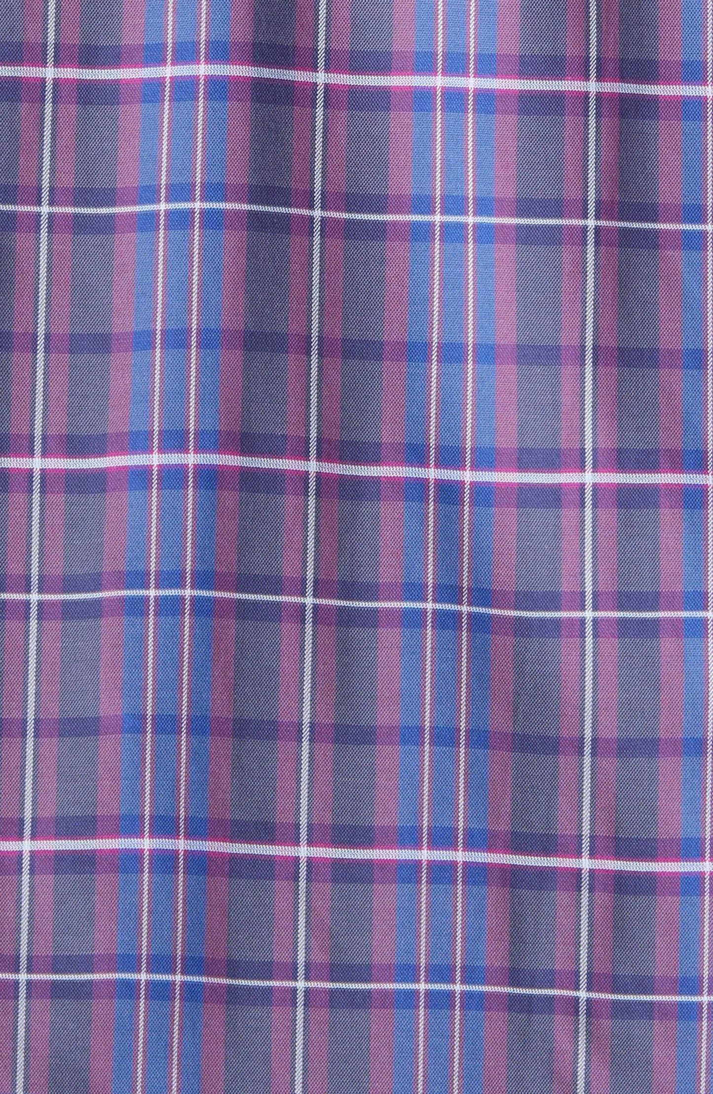 Lazlo Lux Vineyard Check Plaid Shirt — Purple