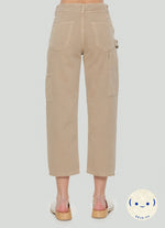 High Rise Straight Pant — Medium Tan