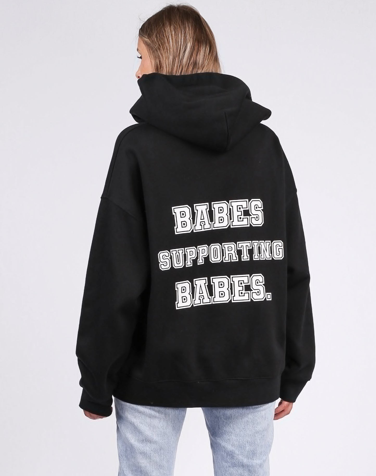The "BABES SUPPORTING BABES" Big Sister Hoodie