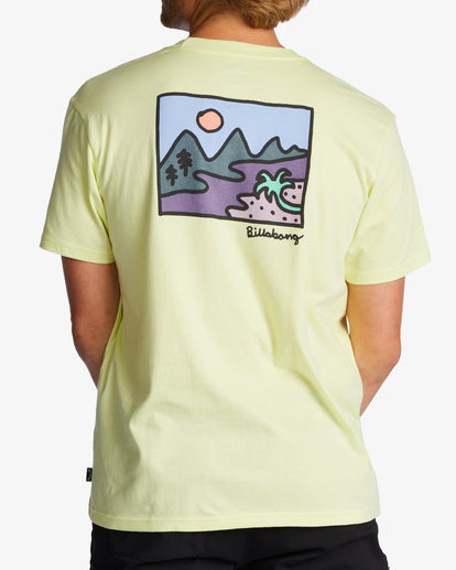 A/Div Shine Short Sleeve T-Shirt — Light Lime
