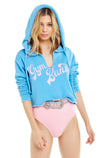 Gym Bunny Cropped Hoodie